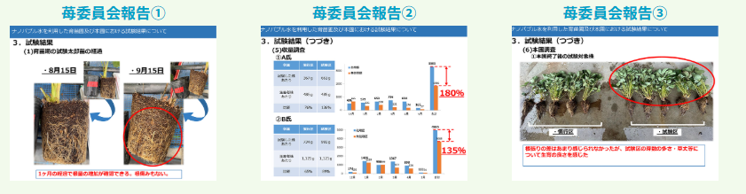 ナノバブル水の効果